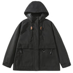 Veste Randonnée Femme Déperlante & Coupe-Vent (Style Casual Outdoor) - BreezeShell