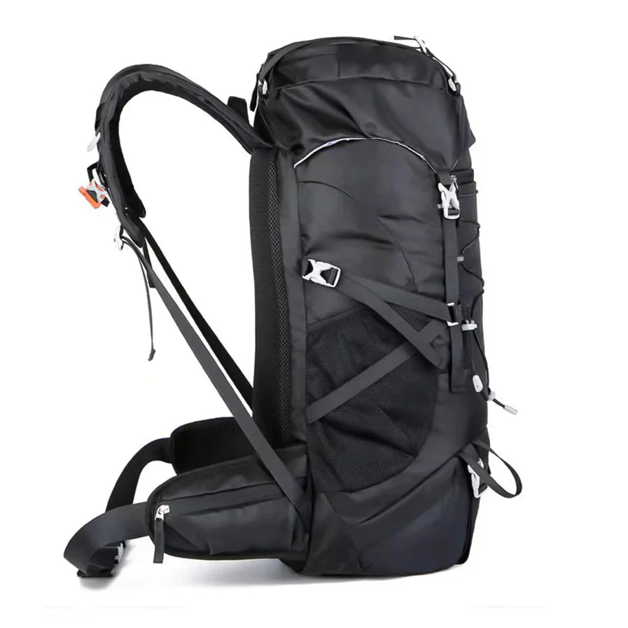 Sac de Randonnée 50L Imperméable Léger et Respirant en Nylon Ripstop Léger - TrailMaster 70