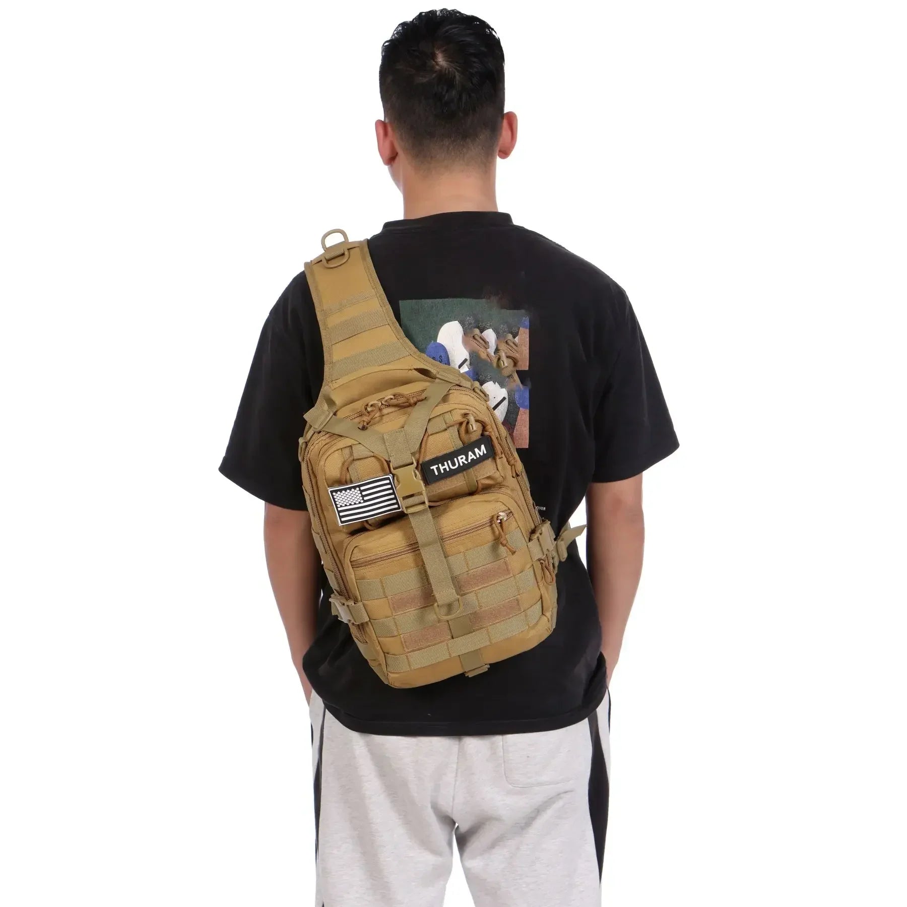 Sacoche Randonnée Déperlante avec Système MOLLE - Traily