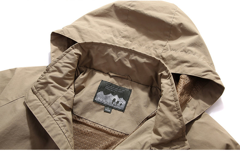 Veste Randonnée Homme Étanche & Respirante à Capuche Amovible - StormEdge