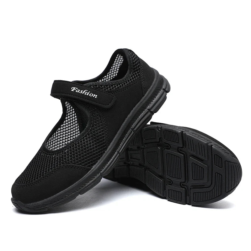 Sandales Randonnée Femme Respirantes – Mesh Léger & Fermeture Scratch Confort