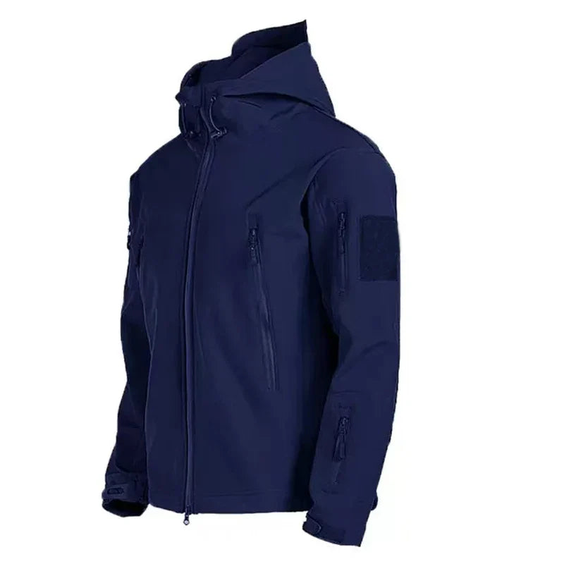 Veste Randonnée Homme Hiver Softshell & Polaire Intégrée - ThermaRidge