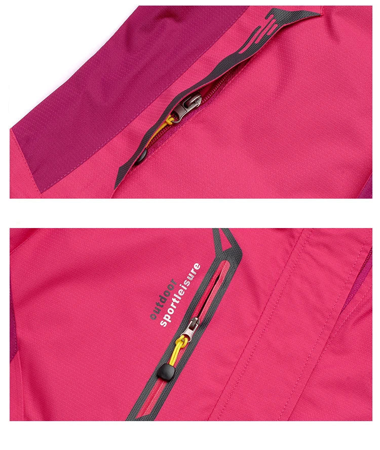 Veste Randonnée Femme Déperlante et Coupe-Vent - RainVenture