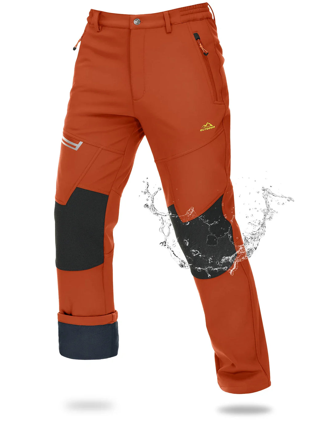 Pantalon Randonnée Homme Softshell Imperméable – Chaleur & Protection Outdoor - ThermoFlex
