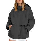 Veste Randonnée Femme Déperlante & Coupe-Vent (Style Casual Outdoor) - BreezeShell