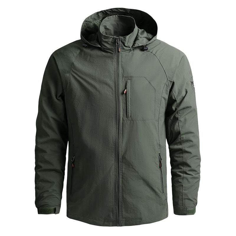 Veste Randonnée Homme Étanche & Respirante à Capuche Amovible - StormEdge