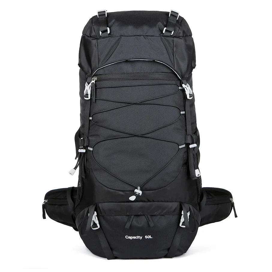 Sac de Randonnée 50L Imperméable Léger et Respirant en Nylon Ripstop Léger - TrailMaster 70