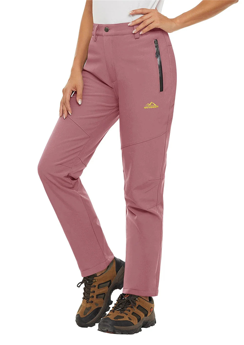 Pantalon Randonnée Femme Softshell Chaud, Déperlant & Multi-Poches - Storm Pants