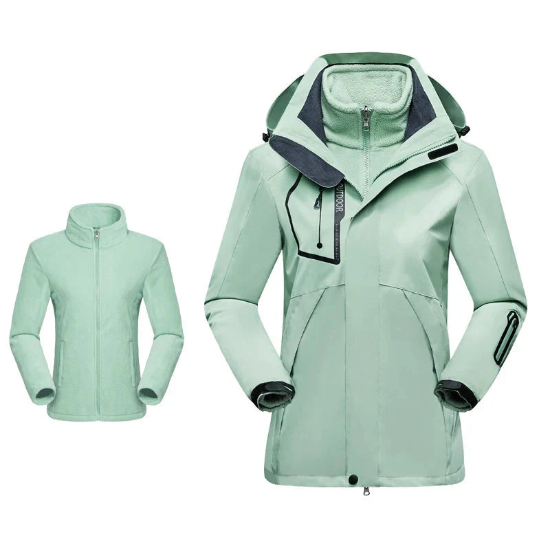 Veste Randonnée Femme Polaire et Imperméable - AureaShell