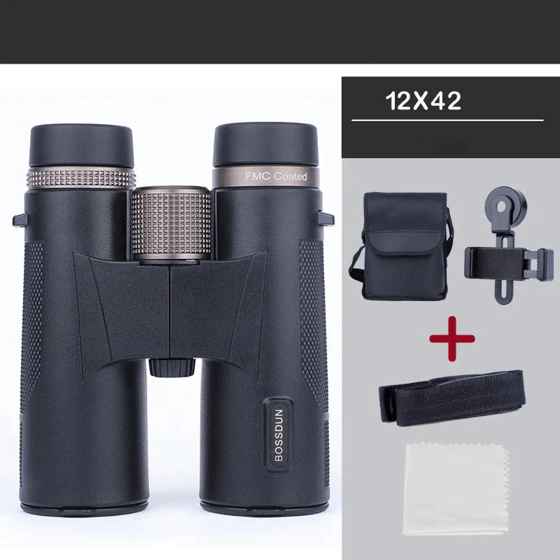 Jumelles Randonnée 12x42 WILDOPTIK – Étanches IP67, Optique ED Haute Définition & Prisme BAK4