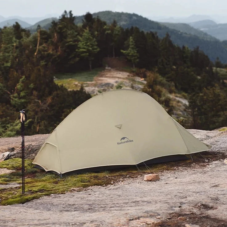 Tente Randonnée Légère 2 Personnes – 4 saisons, double-toit PU, bivouac trekking - VENTURIS CloudUp Pro 2P