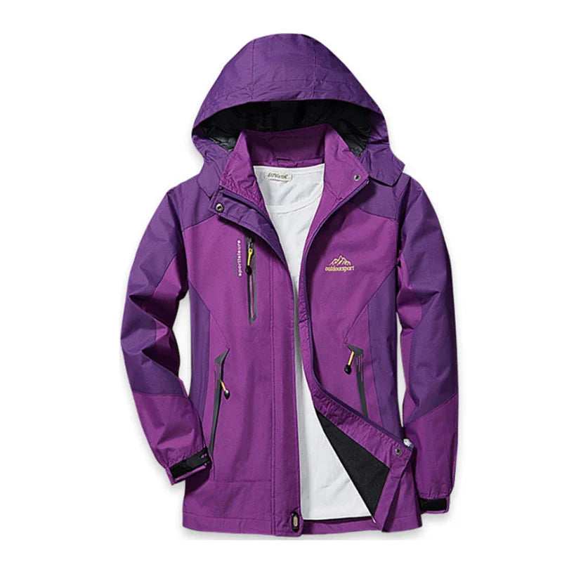 Veste Randonnée Femme Déperlante et Coupe-Vent - RainVenture