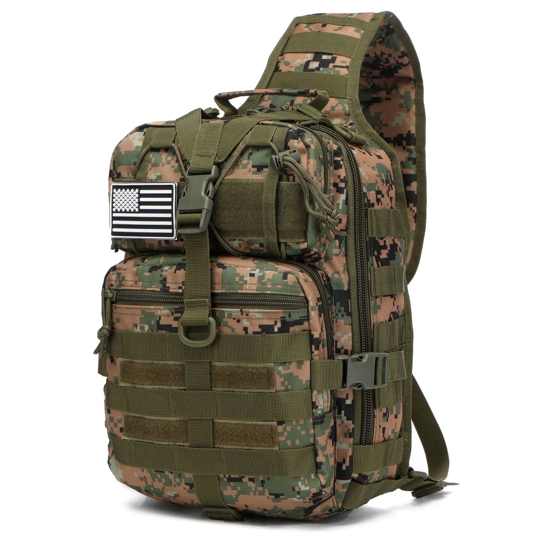 Sacoche Randonnée Déperlante avec Système MOLLE - Traily