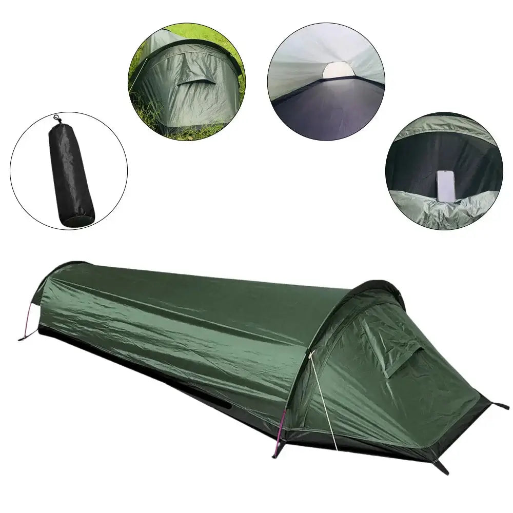 Tente Randonnée 1 Personne Étanche & Ultralégère, pour Bivouac, Trek & Camping Sauvage - SOLOTRAIL
