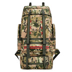 Sac De Randonnée Grande Capacité 130L – Nylon Imperméable, Système MOLLE & Portage Renforcé - TrekMaster 130