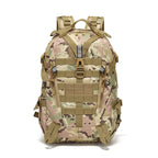 Sac de Randonnée 40L Déperlant - avec Attaches MOLLE & Bande Réfléchissante - TrailGuard 40