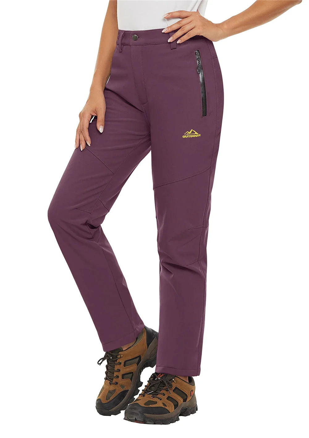 Pantalon Randonnée Femme Softshell Chaud, Déperlant & Multi-Poches - Storm Pants