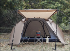 Tente Randonnée Dôme Hiver Compatible avec Mini Cheminée, Étanche - CAMPFLEX