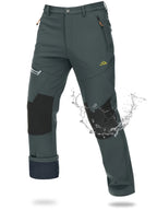 Pantalon Randonnée Homme Softshell Imperméable – Chaleur & Protection Outdoor - ThermoFlex