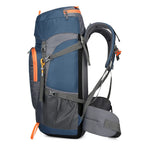 Sac de Randonnée Étanche 65L avec Housse de Pluie Intégrée - PeakTrail 65