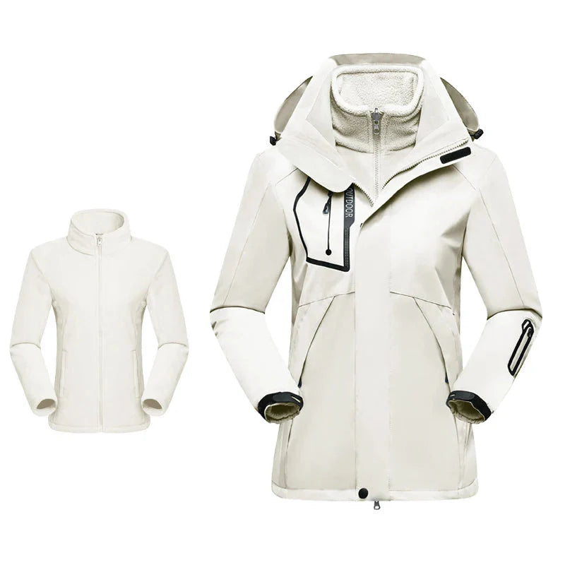 Veste Randonnée Femme Polaire et Imperméable - AureaShell