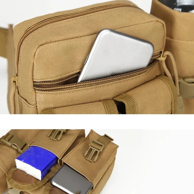 Sacoche Randonnée Tactique 6L – Banane Tactique Déperlante et Légère - TacticFlex