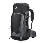 Sac de Randonnée Étanche 65L avec Housse de Pluie Intégrée - PeakTrail 65