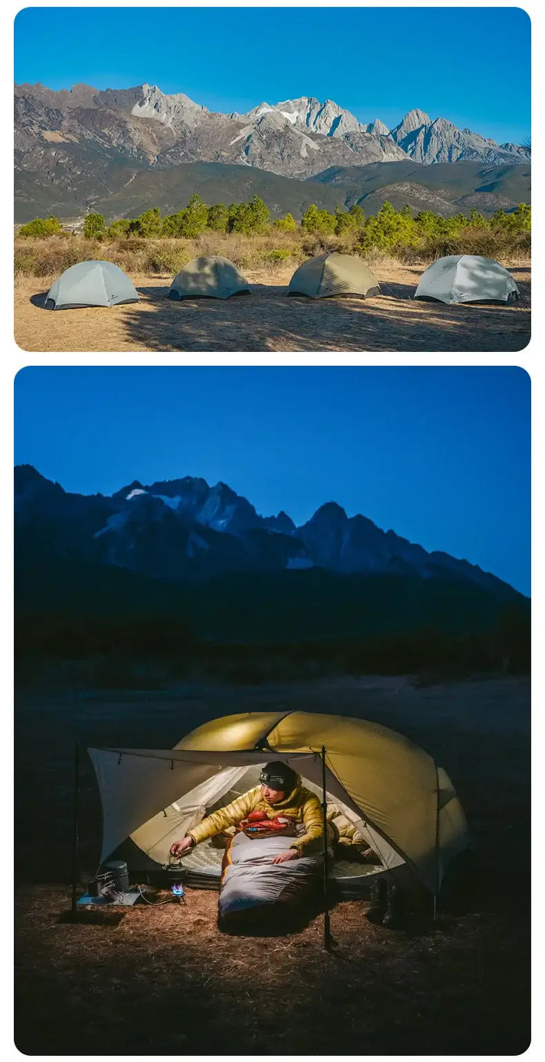 Tente Randonnée Ultralégère 2P/1P, Étanchéité Renforcée & Structure Alpine TRAILNEST Mongar UL 2