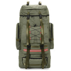 Sac De Randonnée Grande Capacité 130L – Nylon Imperméable, Système MOLLE & Portage Renforcé - TrekMaster 130
