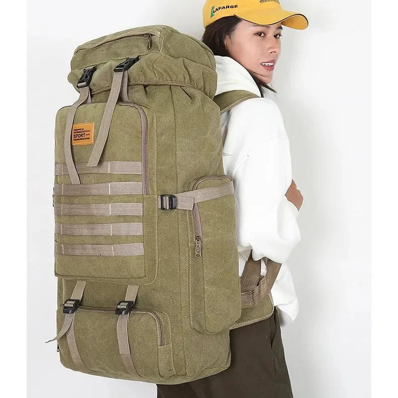 Sac de Randonnée 80L Baroudeur Résistant & Confort - NomadCore 80