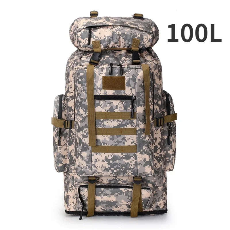 Sac de Randonnée Tactique 80 à 100L Résistant Organisation Militaire - TrekForce 80/100