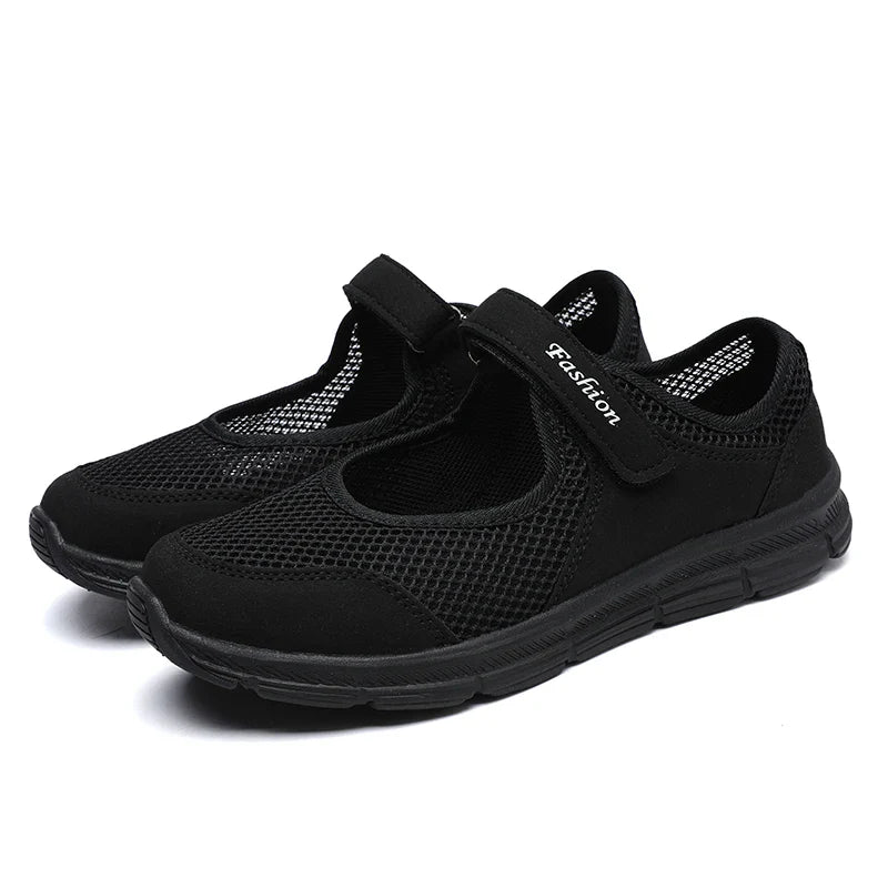 Sandales Randonnée Femme Respirantes – Mesh Léger & Fermeture Scratch Confort