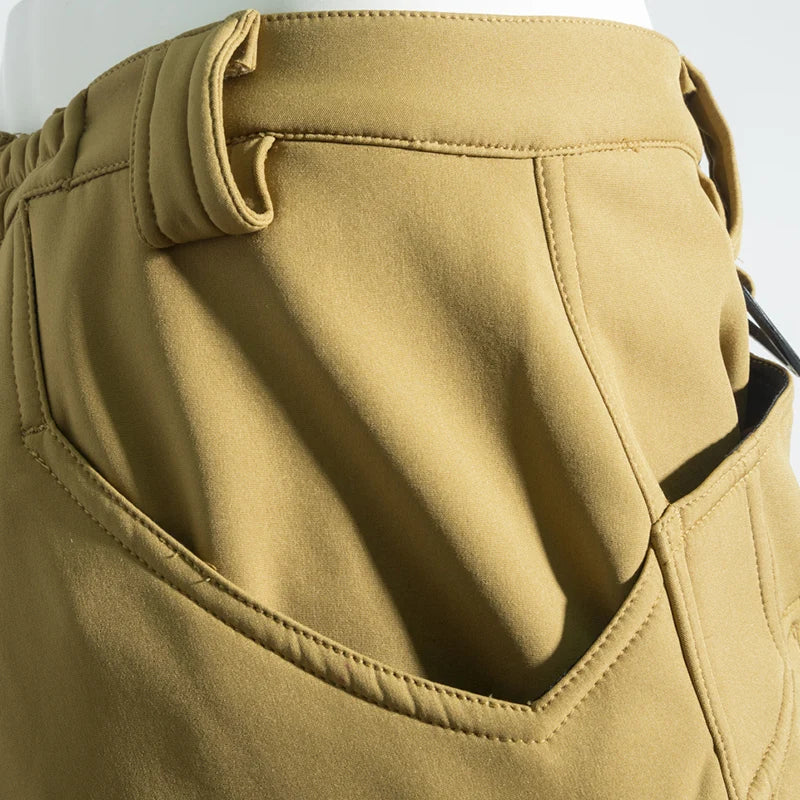 Pantalon Randonnée Homme Softshell – Doublure Polaire & Poches Cargo - Mazrout