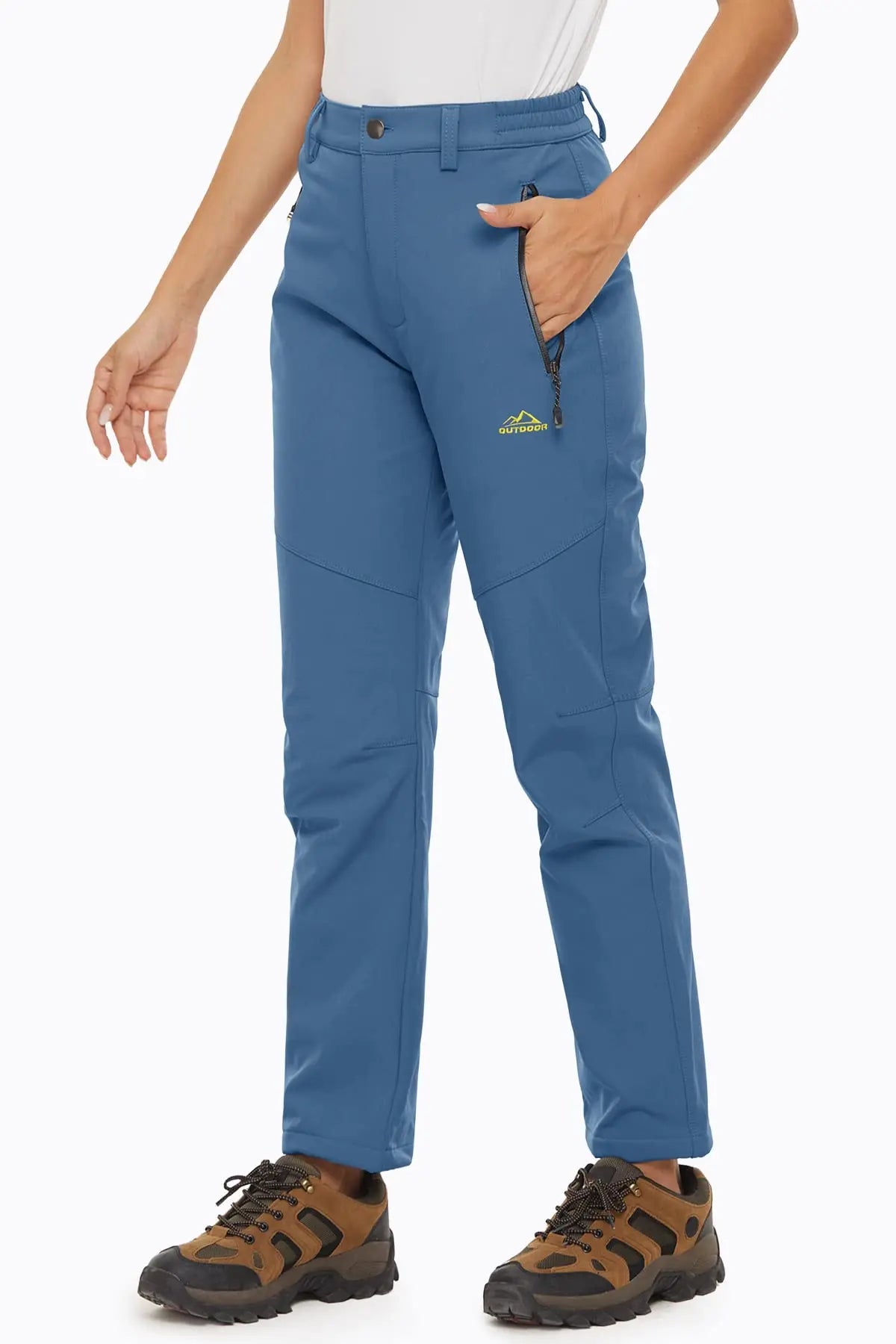 Pantalon Randonnée Femme Softshell Chaud, Déperlant & Multi-Poches - Storm Pants