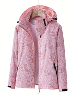 Veste Randonnée Femme Déperlante à Capuche Amovible - EverLeaf
