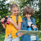 Jumelles Randonnée Enfant NATURELOOK Kids 4x30 – Légères, IPX4 & Protection Caoutchouc