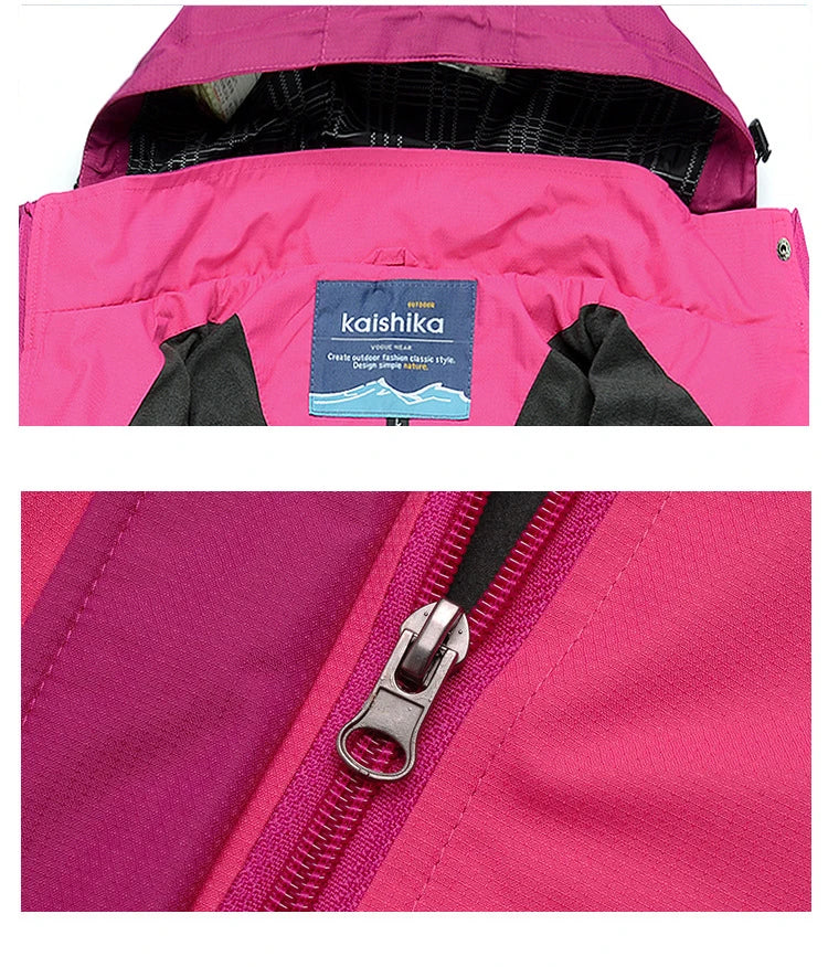 Veste Randonnée Femme Déperlante et Coupe-Vent - RainVenture