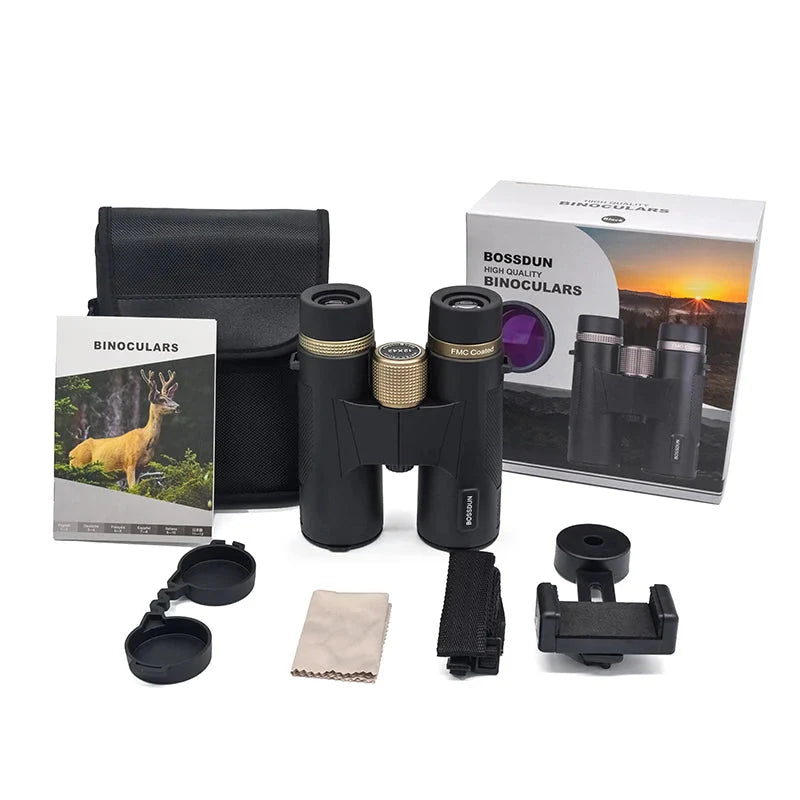 Jumelles Randonnée 12x42 WILDOPTIK – Étanches IP67, Optique ED Haute Définition & Prisme BAK4