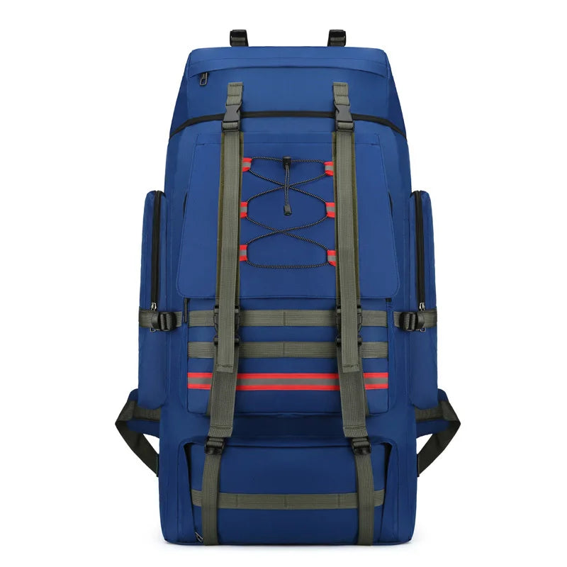 Sac De Randonnée Grande Capacité 130L – Nylon Imperméable, Système MOLLE & Portage Renforcé - TrekMaster 130
