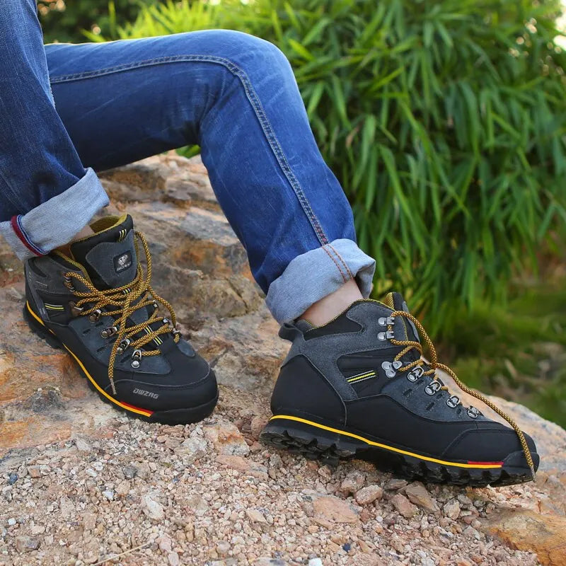 Chaussure Randonnée Homme Haute, Imperméable et Résistante - HikeElevate