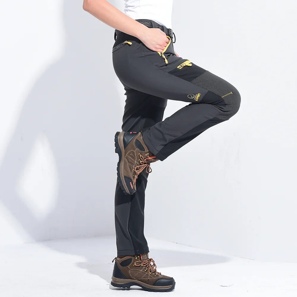 Pantalon Randonnée Femme Slim, Chaud & Imperméable - Trek Pants