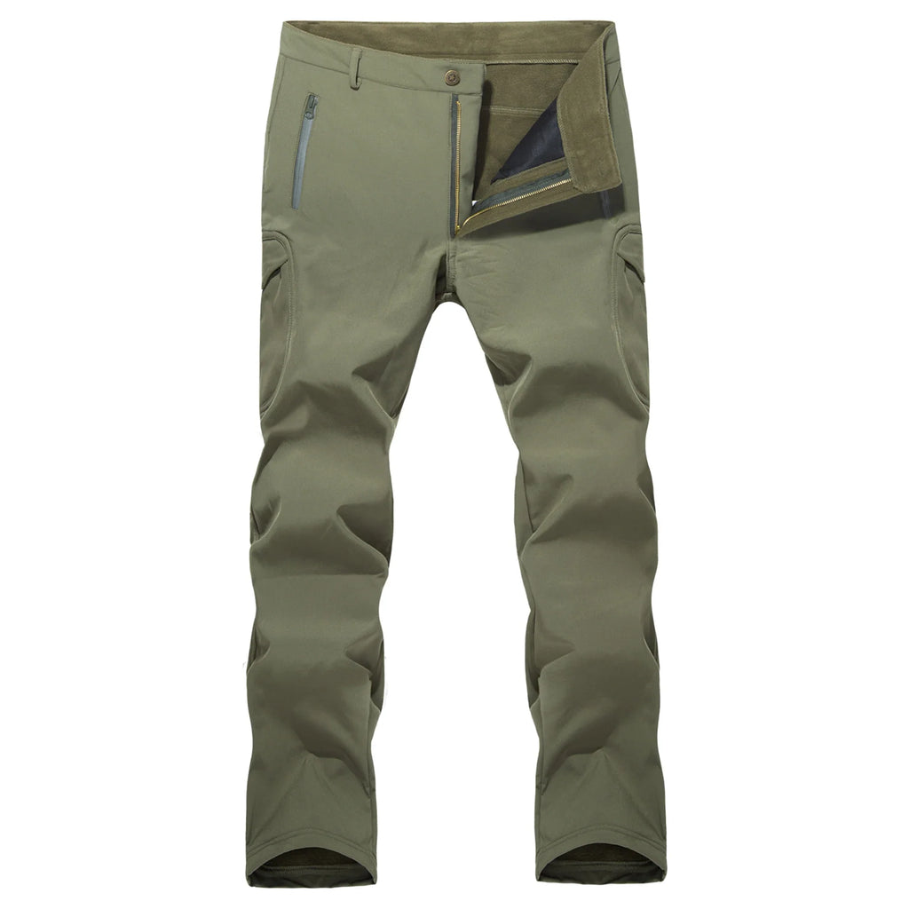 Pantalon Randonnée Homme Softshell Imperméable Doublure Polaire - WinTrail