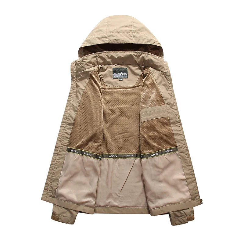 Veste Randonnée Homme Étanche & Respirante à Capuche Amovible - StormEdge