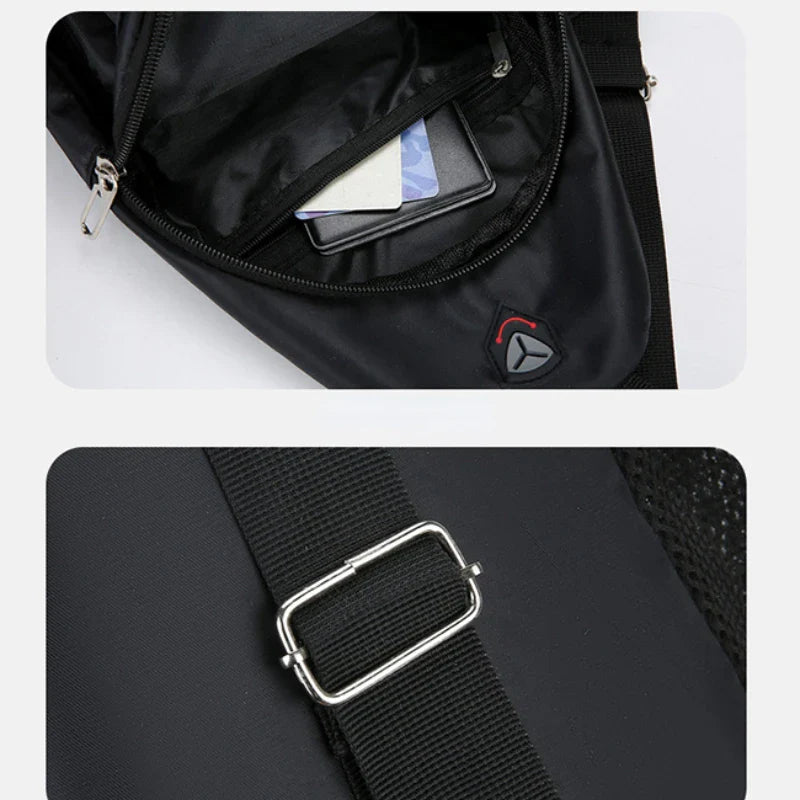 Sacoche Randonnée Légère Unisexe Compacte - Crossbody