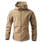 Veste Randonnée Homme Hiver Softshell & Polaire Intégrée - ThermaRidge