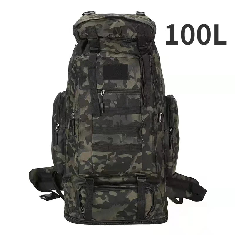 Sac de Randonnée Tactique 80 à 100L Résistant Organisation Militaire - TrekForce 80/100