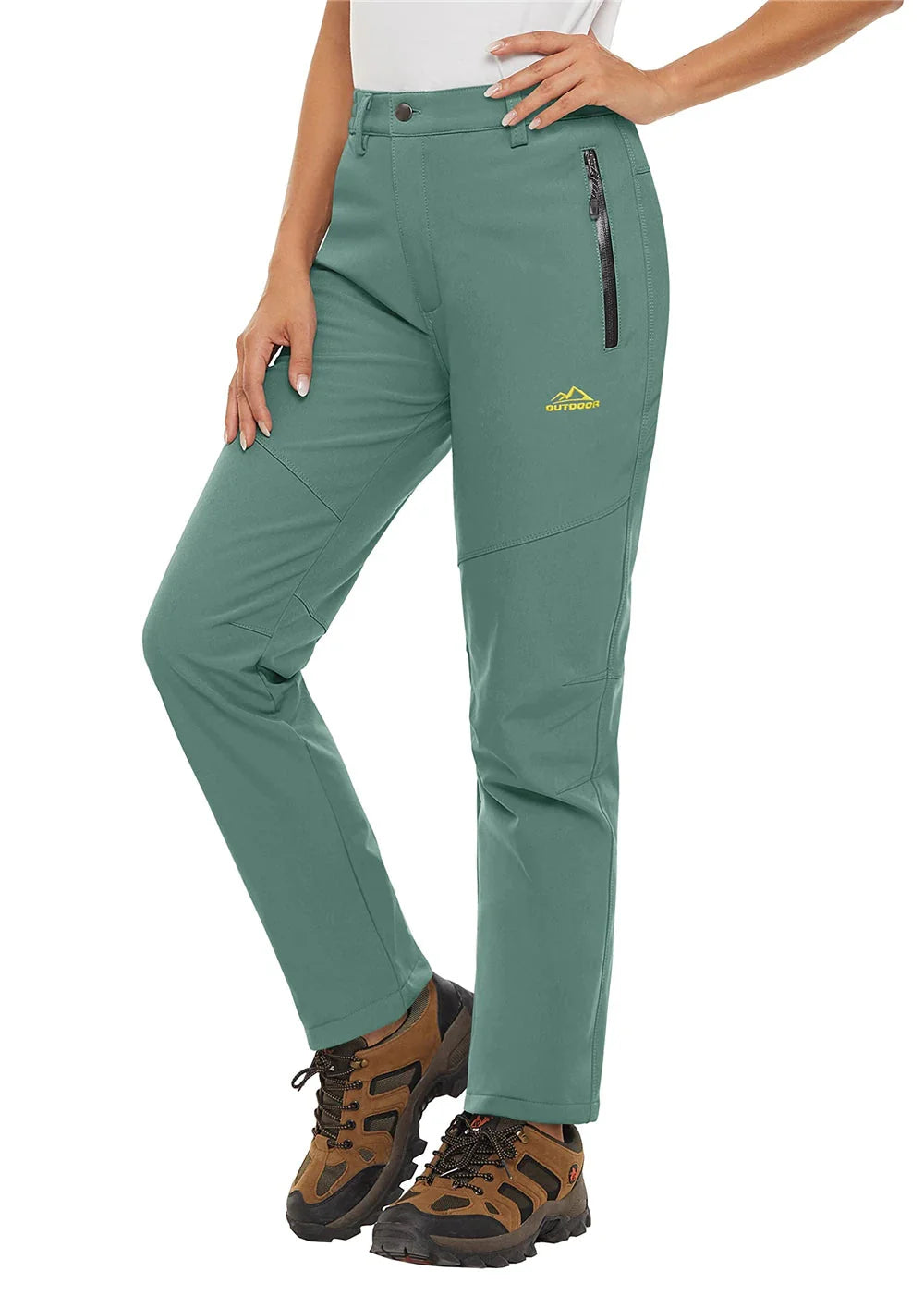 Pantalon Randonnée Femme Softshell Chaud, Déperlant & Multi-Poches - Storm Pants