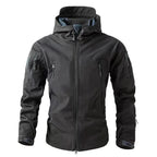 Veste Randonnée Homme Hiver Softshell & Polaire Intégrée - ThermaRidge
