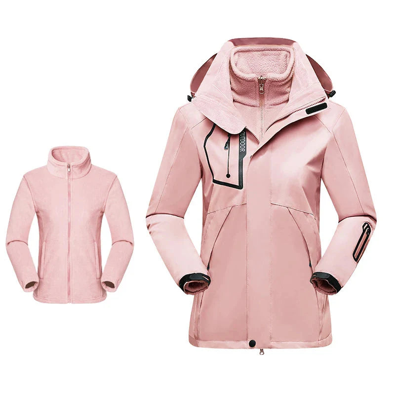 Veste Randonnée Femme Polaire et Imperméable - AureaShell