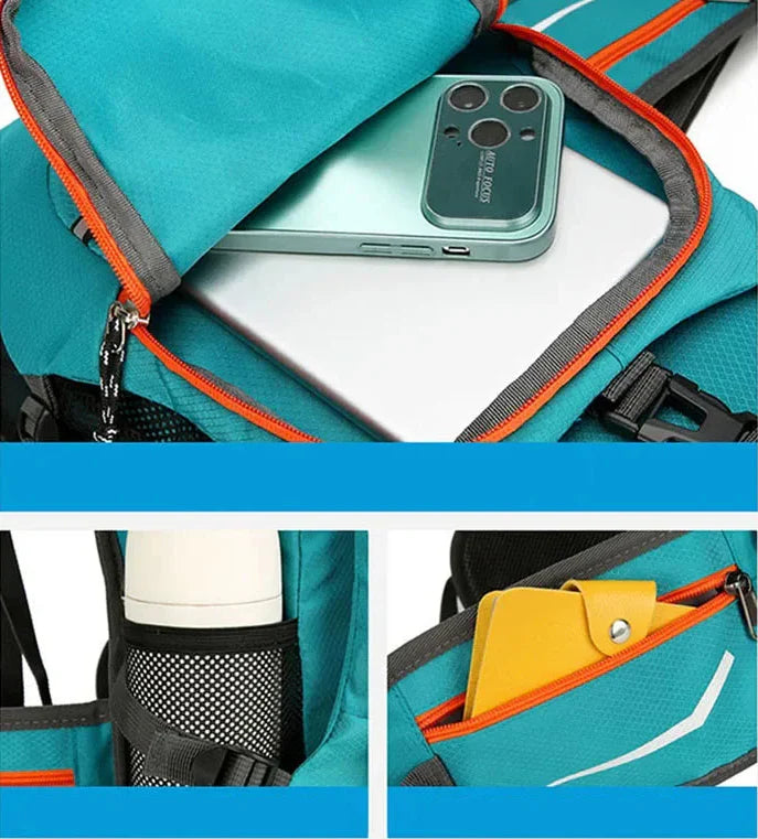 Sac de Randonnée 25L Léger Compatible Poche à Eau et Bande Réfléchissante - RidgeLite 25